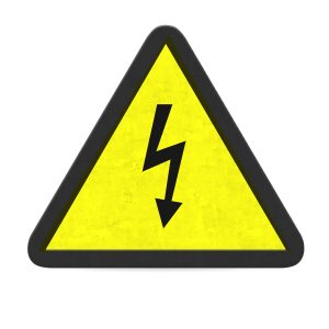 Electrical hazard symbol