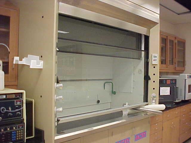 Photo of a fume hood