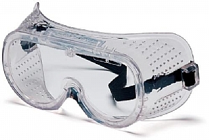 Photo of vented shop goggles.