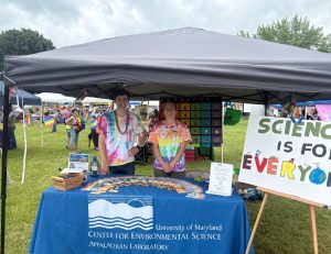 Representatives from AL at a local PRIDE event.