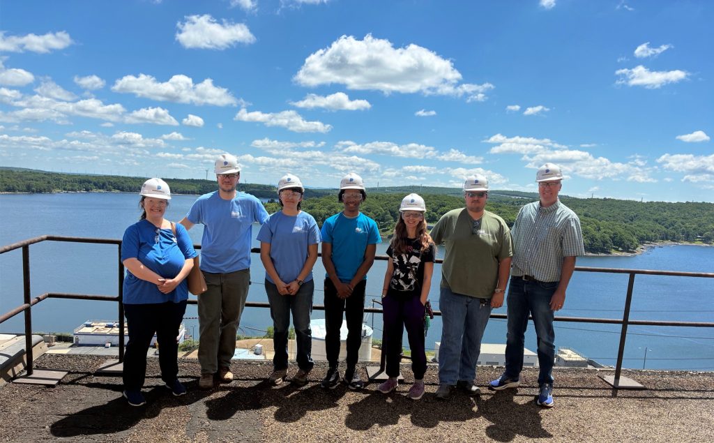 Field trip participants visiting Mt. Storm Power Station
